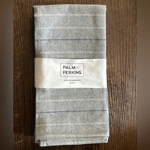 NWOT Palm + Perkins Upcycled Napkin Set
